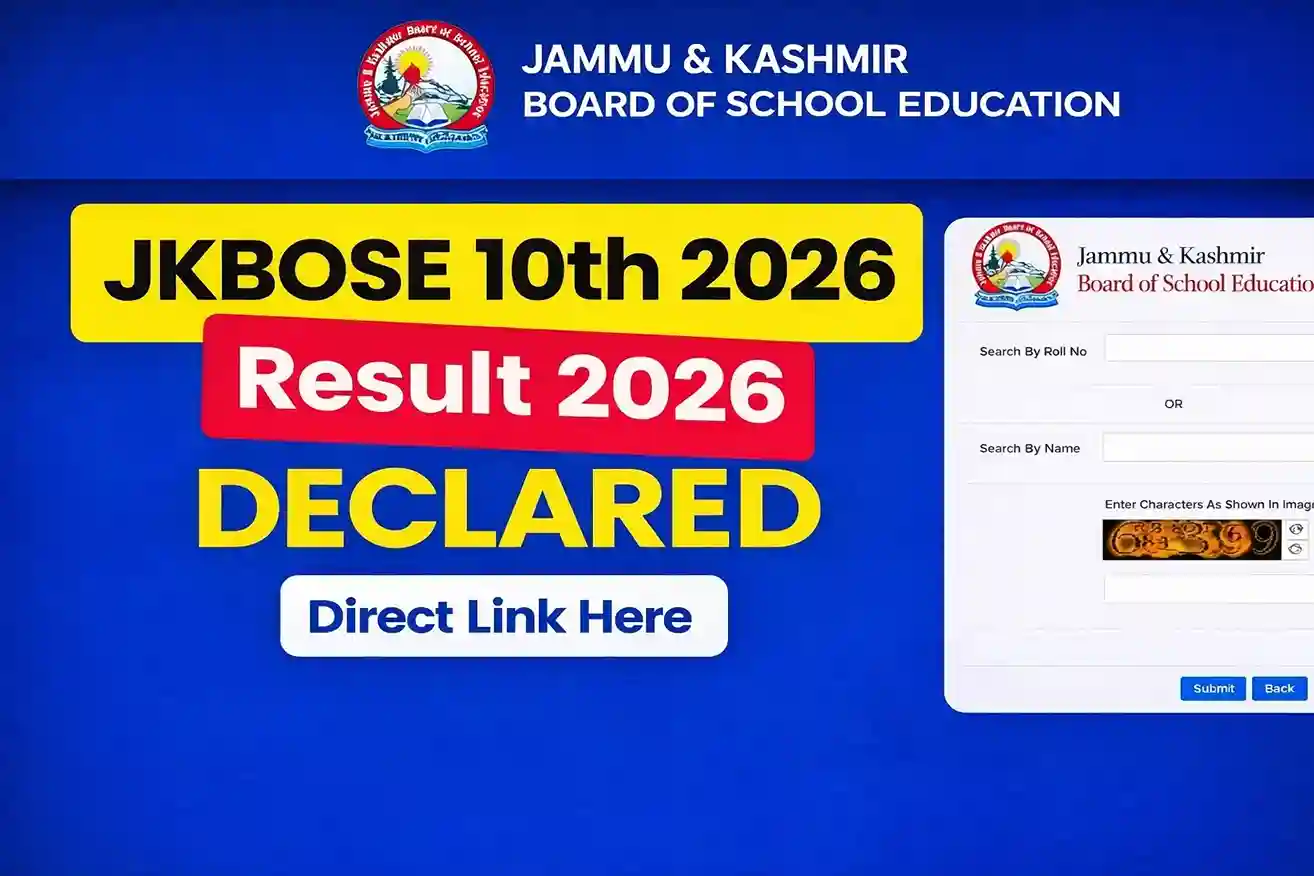 JKBOSE 10th Result 2026