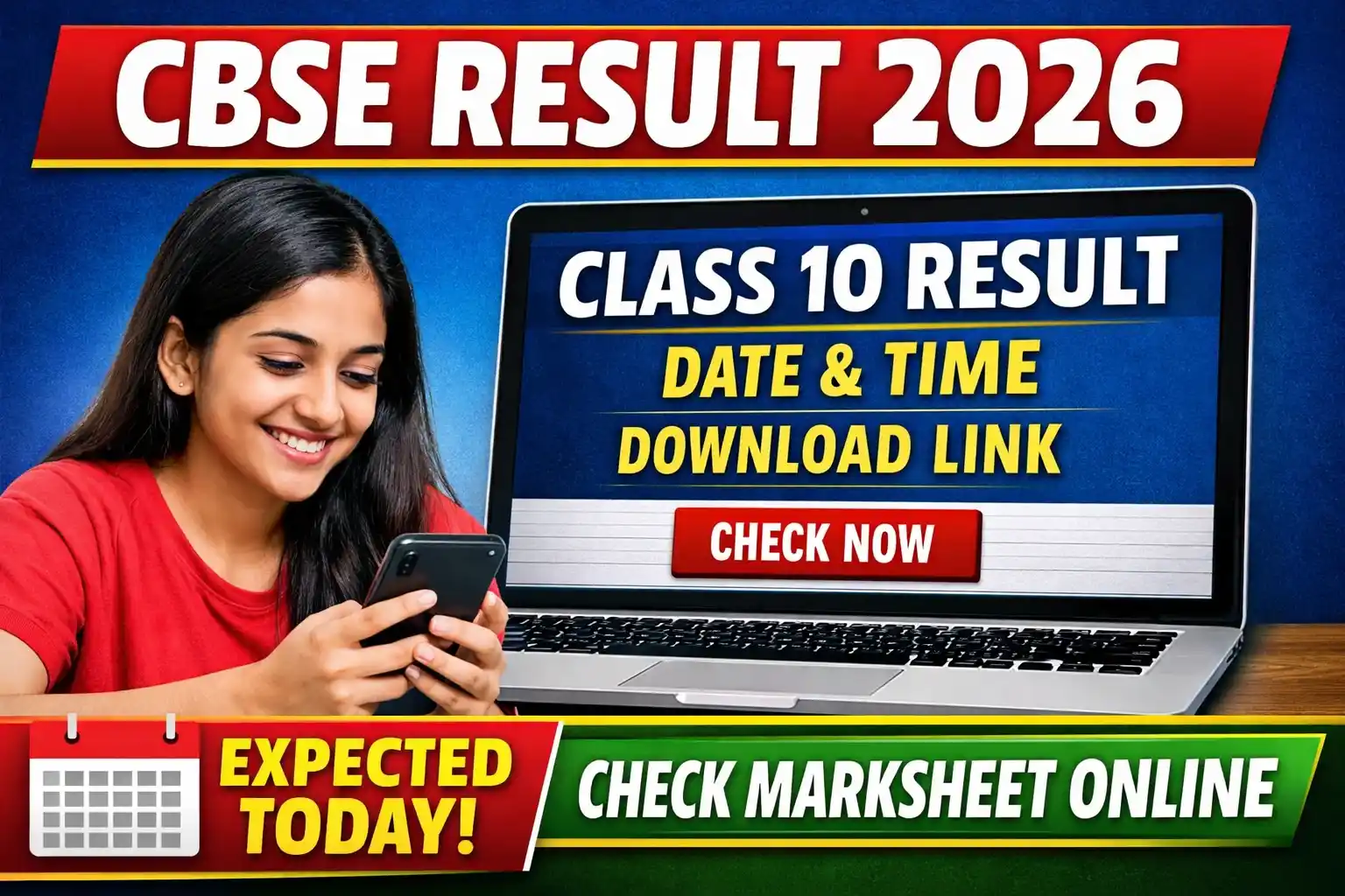 CBSE Class 10 Result 2026 check online marksheet download