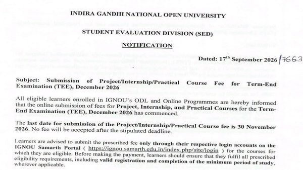 IGNOU TEE DECEMBER 2026
PROJECT
